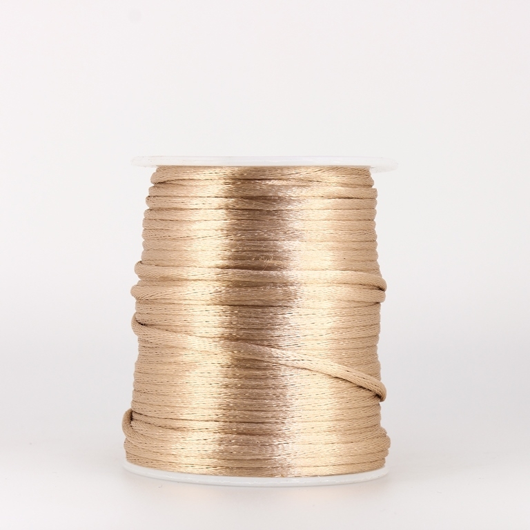 SATIN THREAD 2.0mm - BEIGE 308 - 50meters