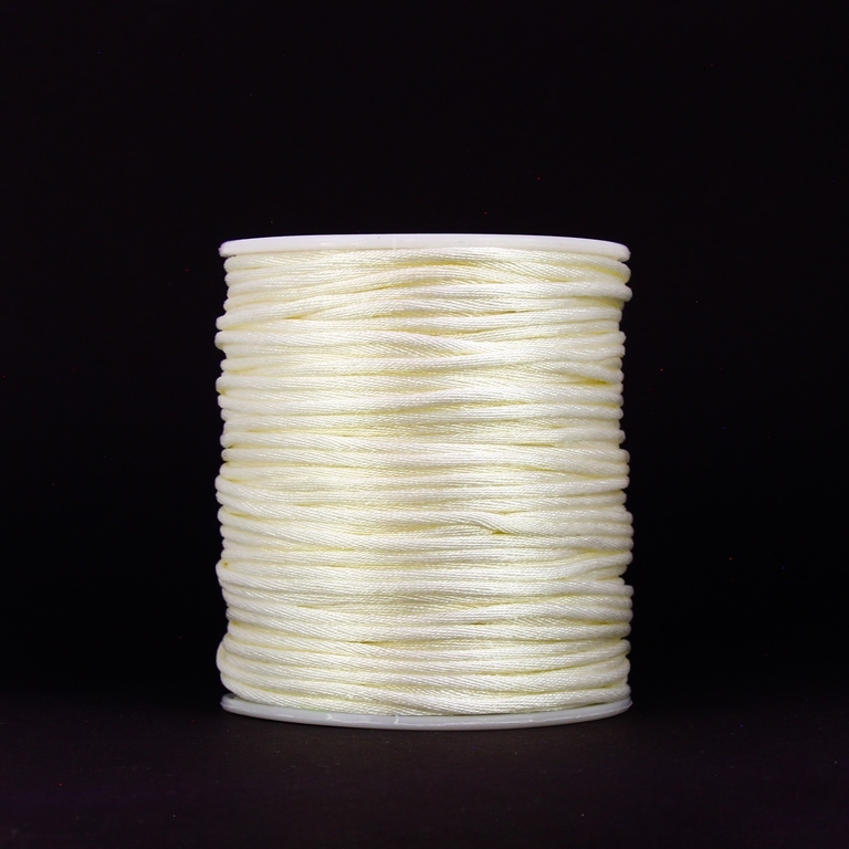 SATIN THREAD 2.0mm - ECRU 261 - 50meters