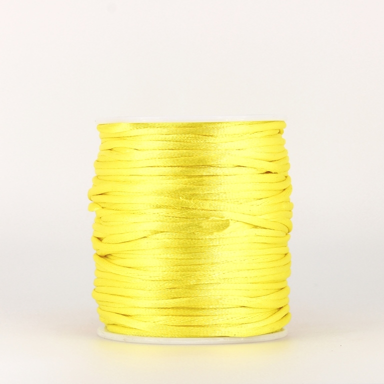 SATIN THREAD 2.0mm - YELLOW 226 - 50meters