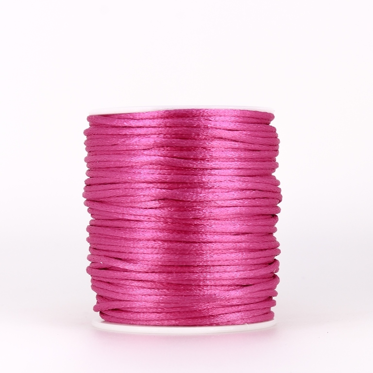 SATIN THREAD 2.0mm - PINK (DARK) 214 - 50meters