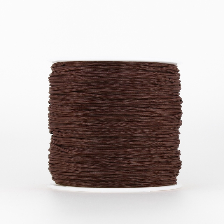 POLYESTER THREAD GSM 1.0mm - BROWN (DARK) 738 - 100yards(91m)