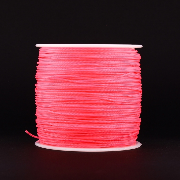 POLYESTER THREAD GSM 1.0mm - PINK ELECTRICAL F106 - PACKAGE 4х100yards(91m)