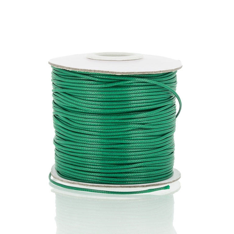 POLYESTER THREAD - 1.0mm GREEN E043 - PACKAGE 3x80meters