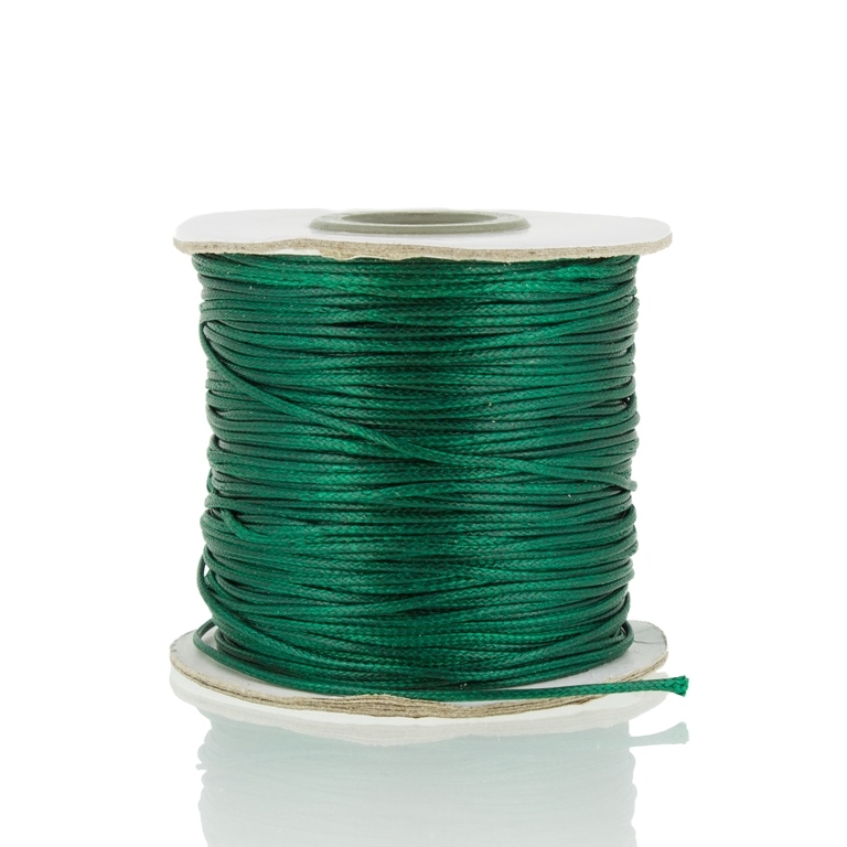 POLYESTER THREAD - 1.0mm GREEN (DARK) E035 - PACKAGE 3x80meters