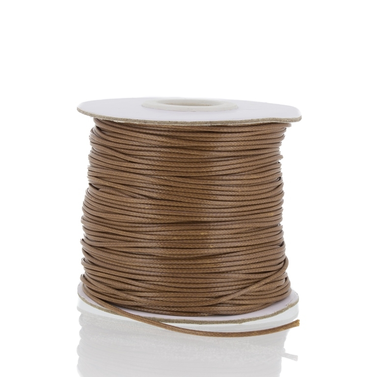 POLYESTER THREAD - 1.0mm BROWN A046 - 80meters