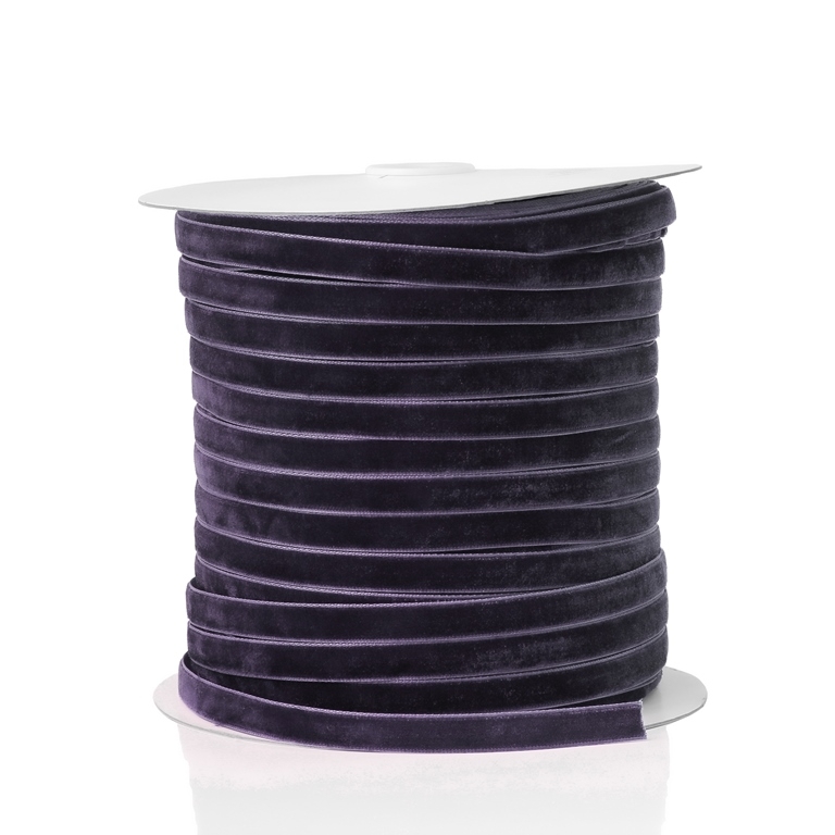 VELVET - 1.0cm PURPLE  042 - 200yards (182m)