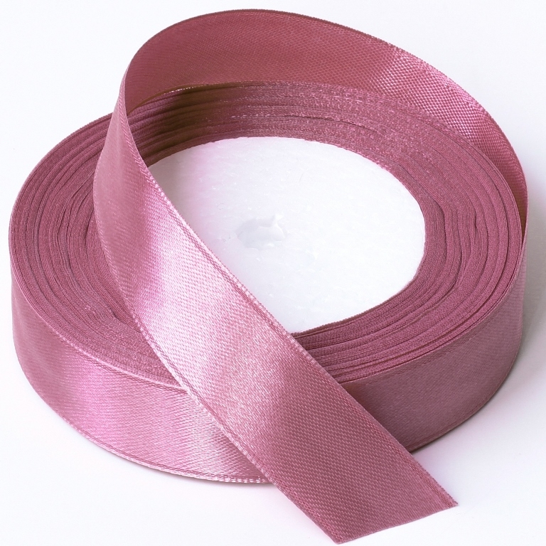 SATIN RIBBON 2.0cm - ROSE DUST 127 - 25yards(22m)