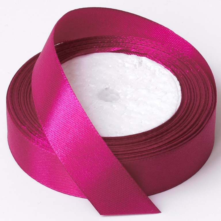 SATIN RIBBON 2.0cm - CYCLAMEN 028 - PACKAGE 10x25yards(22m)