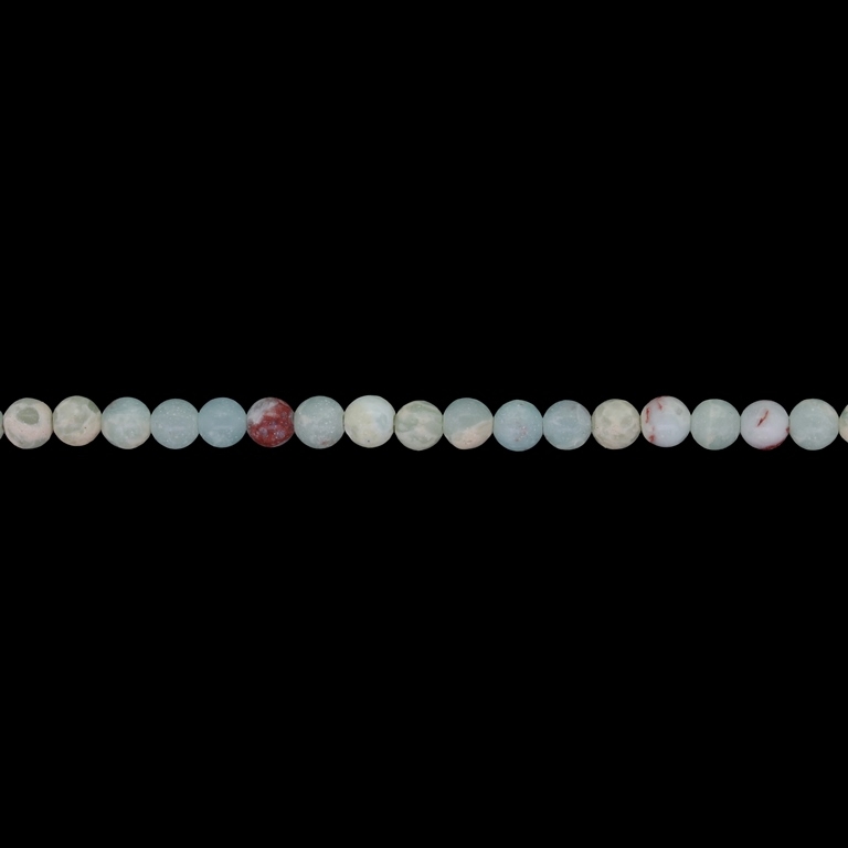 NATURAL STONE BEADS - JASPER IMPERIAL SHUSHAN - 4mm - STRING (94pcs.) Hole-1.0mm