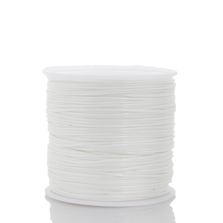 POLYESTER THREAD - 0.8mm WHITE Z092 - 75meters