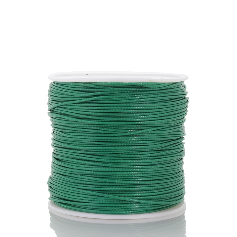 POLYESTER THREAD - 0.8mm GREEN GRASSY E043 - PACKAGE 2x75meters