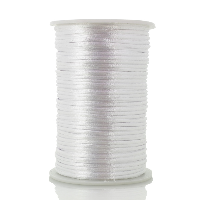 SATIN THREAD 2.0mm - WHITE 242 - 90meters