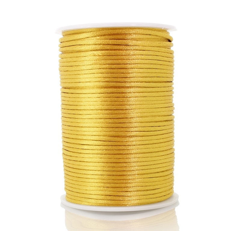 SATIN THREAD 2.0mm - GOLD 315 - 90meters