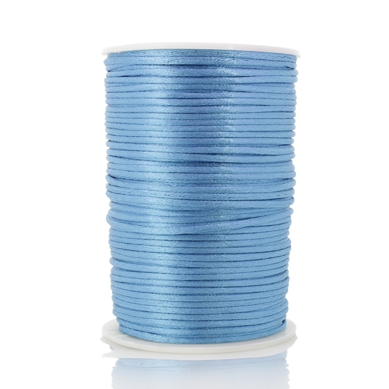 SATIN THREAD 2.0mm - BLUE 255А - 90meters