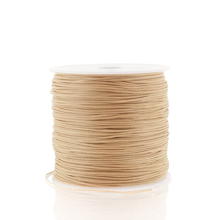 POLYESTER THREAD GSM 1.0mm - BEIGE F231А - 80meters