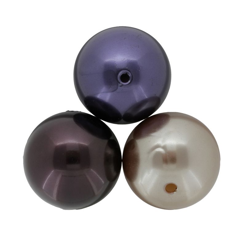 ПЛАСТМАСОВИ ПЕРЛИ - ТОПЧЕ - 30мм МИКС 01 - 50 гр. Отвор-2.5мм (3 бр.)