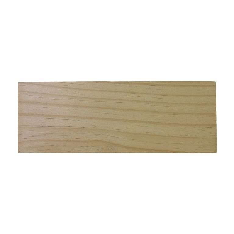 MATERIALS FOR CRAFT AND DECORATION - WOODEN BASES - RECTANGULAR 01 - 22х7.8х2cm NATURAL - PACKAGE 6pcs.