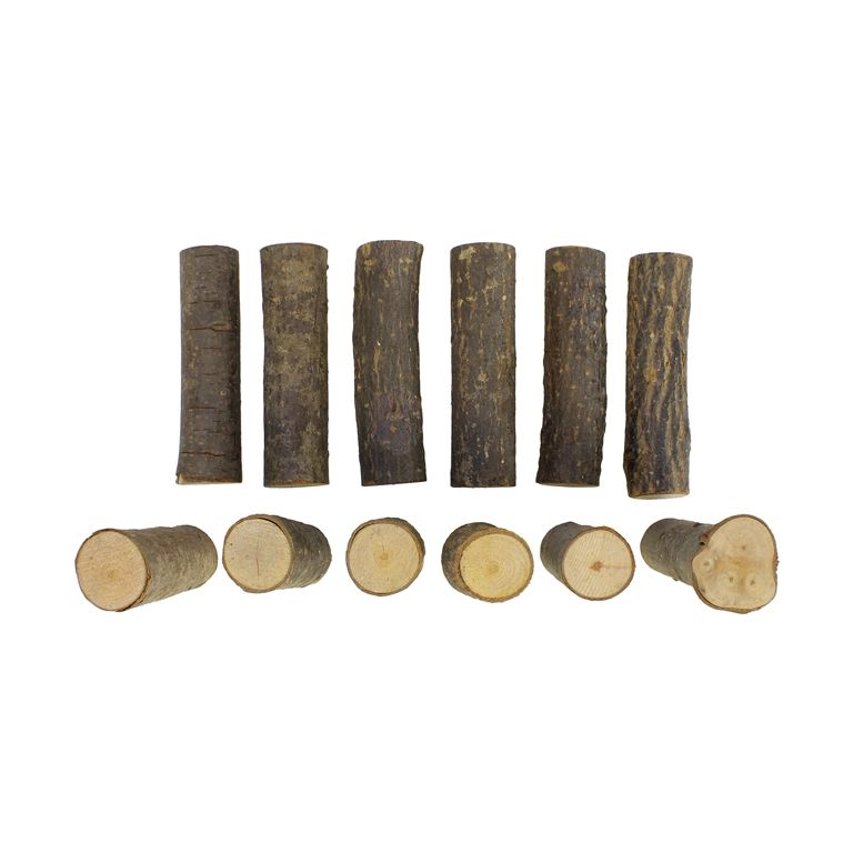 MATERIALS FOR CRAFT AND DECORATION - WOODEN BASES - BLOCK 01 - 10cm - 2-3cm NATURAL - SECOND-RATE - PACKAGE 12pcs.