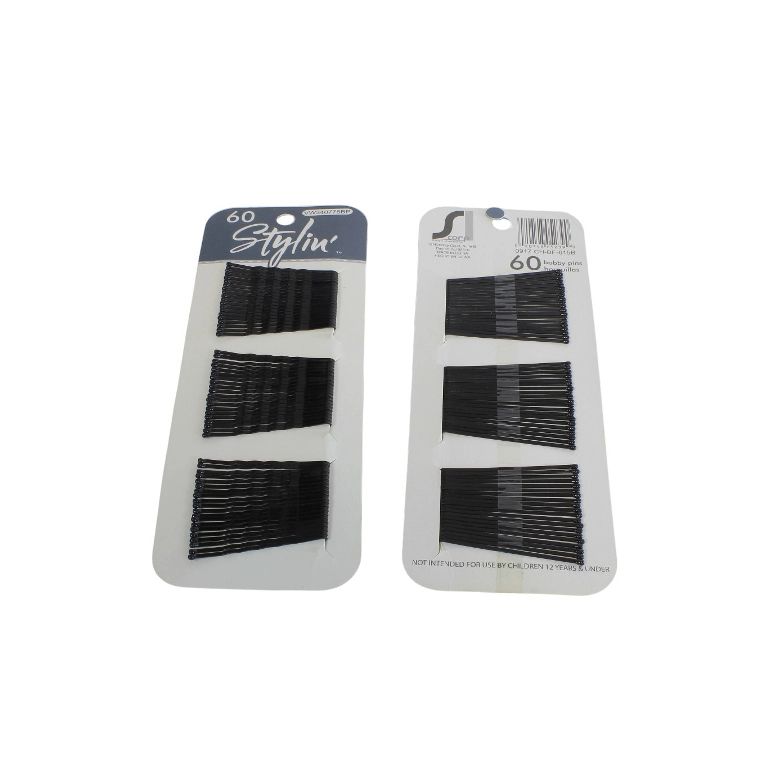 METAL ELEMENTS - BOBBY PIN - 45mm BLACK - 60pcs.