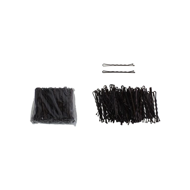 METAL ELEMENTS - BOBBY PIN - 50mm BROWN (DARK) - PACKAGE (4x150pcs.)