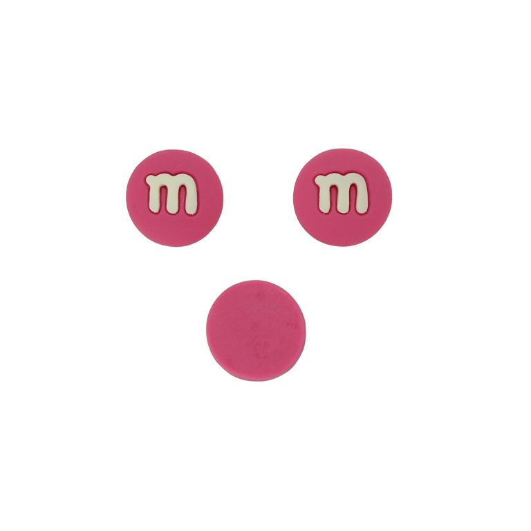 ПЛАСТМАСОВИ МЪНИСТА - РЕЗИН 3D - ЗА ЗАЛЕПВАНЕ - БОНБОН 07 - 23х7мм ЦИКЛАМА-ЕКРЮ - ПАКЕТ 30 бр.  