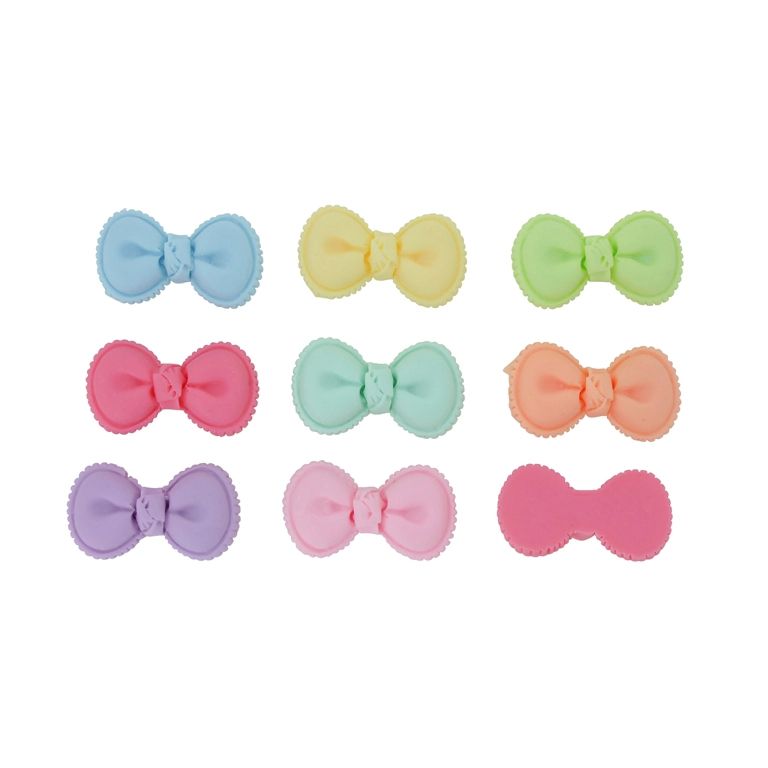 ПЛАСТМАСОВИ МЪНИСТА - РЕЗИН 3D - ЗА ЗАЛЕПВАНЕ - ПАНДЕЛКА 14 - 28х15х6мм МИКС - ПАКЕТ 30 бр.  