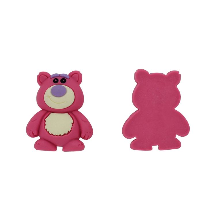 ПЛАСТМАСОВИ МЪНИСТА - РЕЗИН 3D - ЗА ЗАЛЕПВАНЕ - МЕЧЕ 68 - 37х44х12мм ЦИКЛАМА Т.-ЕКРЮ-ЛИЛАВО - ПАКЕТ 10 бр.