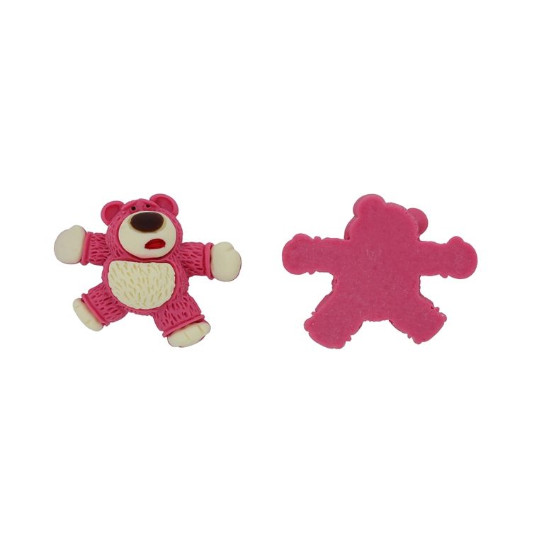 ПЛАСТМАСОВИ МЪНИСТА - РЕЗИН 3D - ЗА ЗАЛЕПВАНЕ - МЕЧЕ 69 - 42х33х13мм ЦИКЛАМА Т.-ЕКРЮ-КАФЯВО Т. - ПАКЕТ 20 бр.