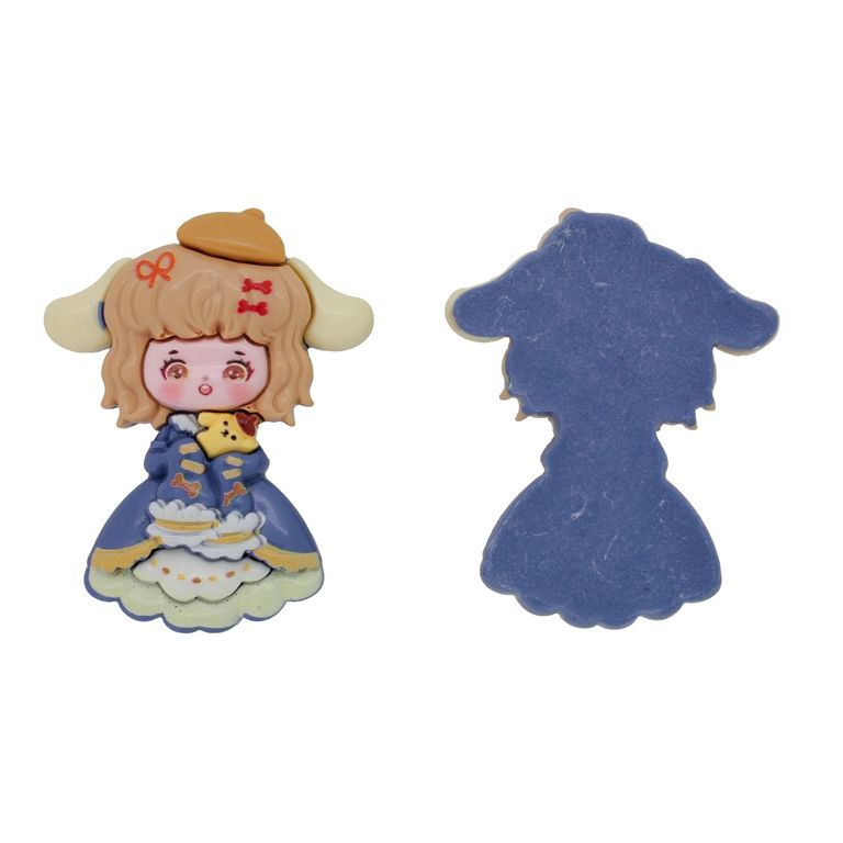 ПЛАСТМАСОВИ МЪНИСТА - РЕЗИН 3D - ЗА ЗАЛЕПВАНЕ - МОМИЧЕ 46 - 41х61х12мм ПЕПЕЛ ОТ РОЗИ-ЧЕРВЕНО СВ.-БЯЛО - ПАКЕТ 10 бр.