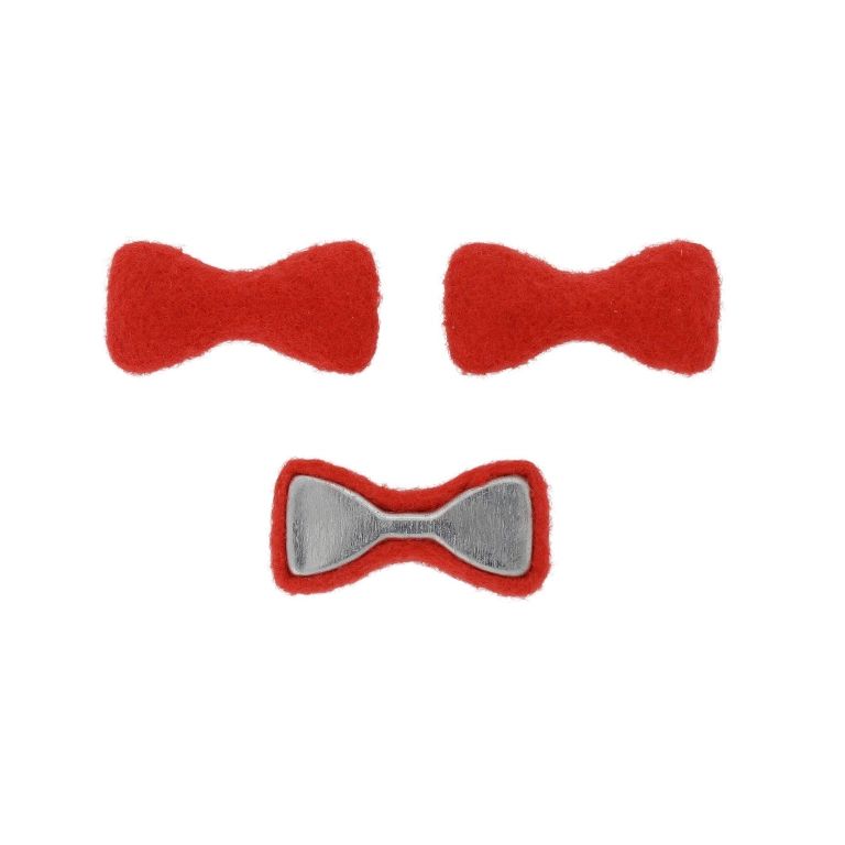 МЪНИСТА ЛЕПЯЩИ - ТЕКСТИЛНИ - ПАНДЕЛКА 306 33х16х6мм - ПОЛАР 01 - ЧЕРВЕНО СВ. - ПАКЕТ 50 бр.