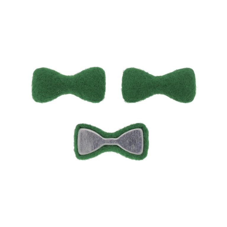 МЪНИСТА ЛЕПЯЩИ - ТЕКСТИЛНИ - ПАНДЕЛКА 307 33х16х6мм - ПОЛАР 01 - ЗЕЛЕНО - ПАКЕТ 50 бр.