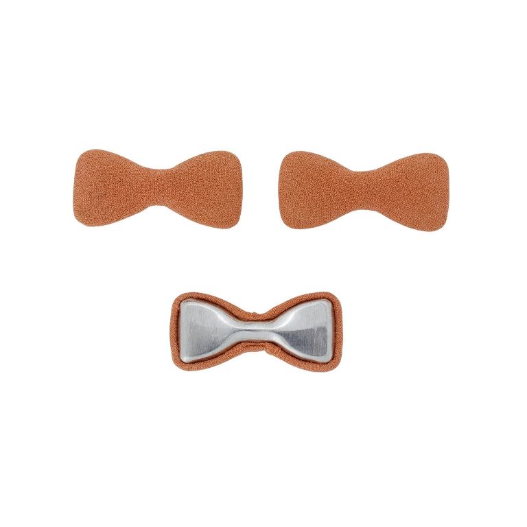 МЪНИСТА ЛЕПЯЩИ - ТЕКСТИЛНИ - ПАНДЕЛКА 311 33х16х6мм - ЖОРЖЕТ 01 - КОРАЛ СВ. - 5 бр.