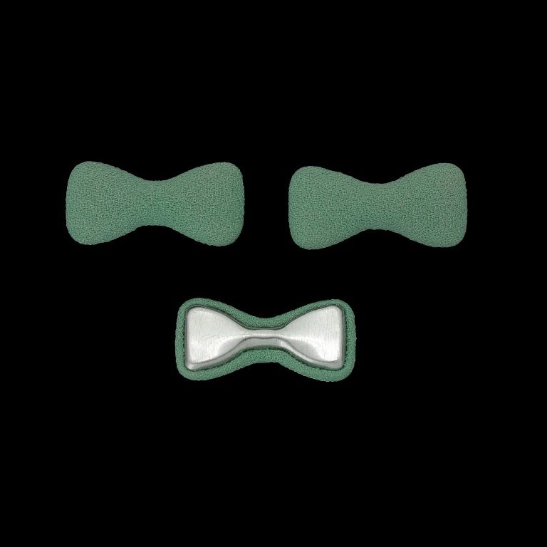 МЪНИСТА ЛЕПЯЩИ - ТЕКСТИЛНИ - ПАНДЕЛКА 312 33х16х6мм - ЖОРЖЕТ 01 - СИНЬО СВ. - 5 бр.