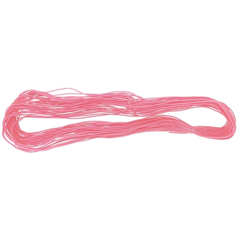 TEXTILE ELASTIC - 1mm - PINK 10 - 22meters