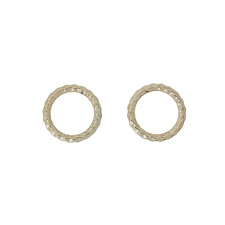 МЕТАЛНИ ЕЛЕМЕНТИ С ГЛАНЦ - КРЪГ 23 - 20х3мм ЗЛАТИСТО СВ. - ПАКЕТ 100гр. 59 бр. Отвор-15.0мм