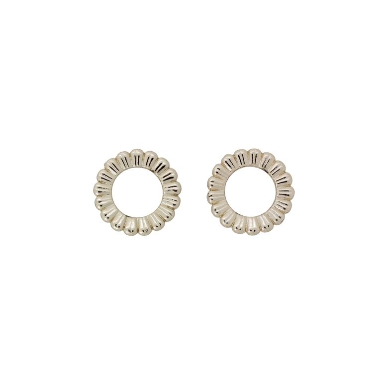 МЕТАЛНИ ЕЛЕМЕНТИ С ГЛАНЦ - КРЪГ 24 - 17х2мм ЗЛАТИСТО СВ. - ПАКЕТ 100гр. 72 бр. Отвор-10.0мм