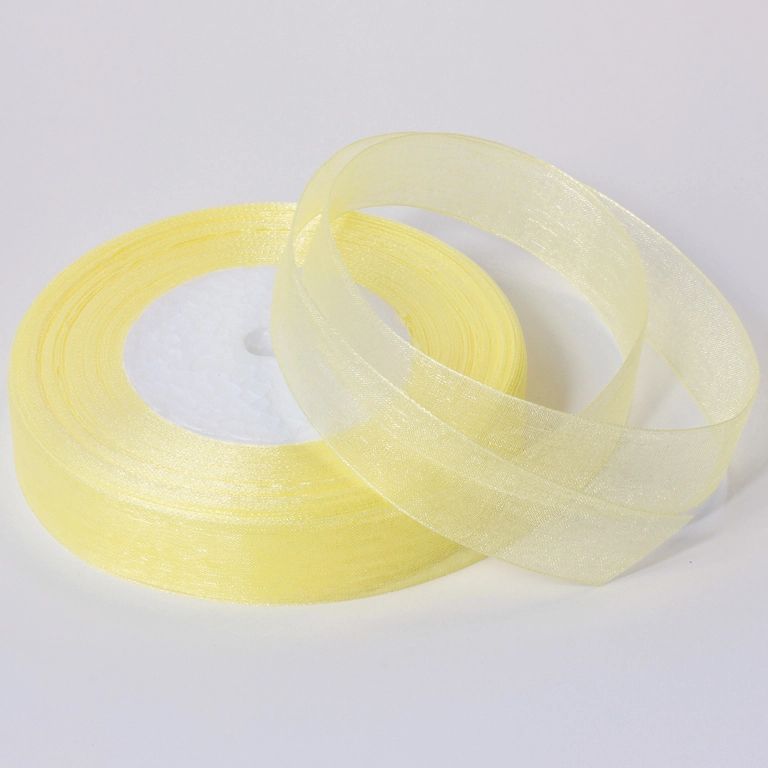 ОРГАНЗА 2.0см - ЕКРЮ Т. 060 - 50ярда(45м)