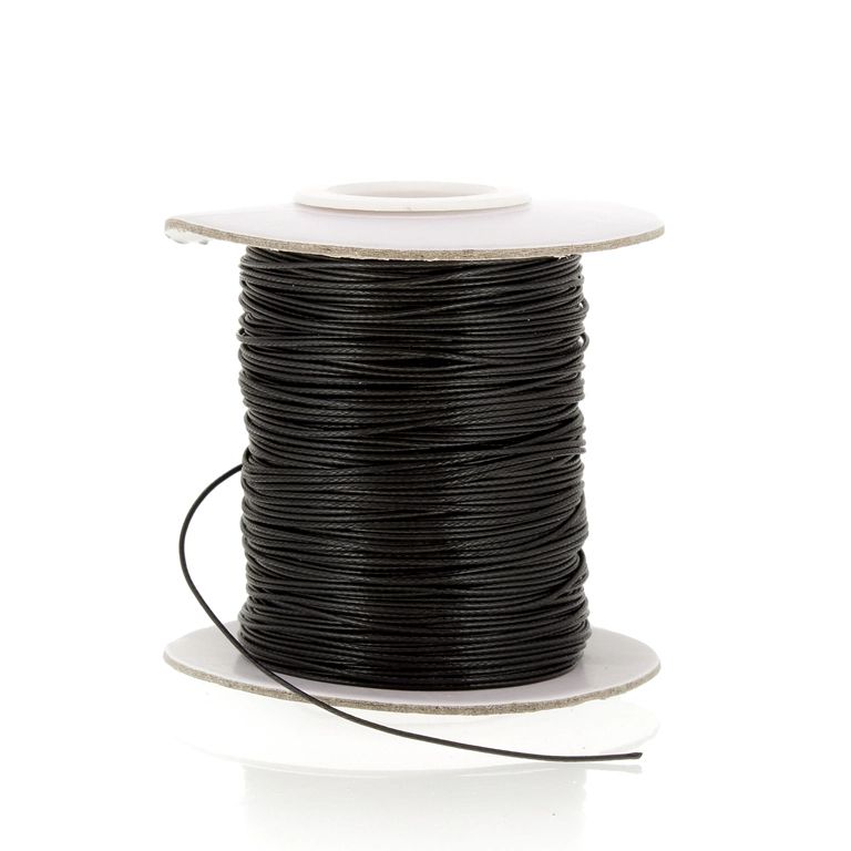 POLYESTER THREAD - 0.5mm BLACK F052 - 160meters