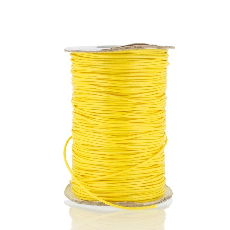 POLYESTER THREAD - 1.0mm YELLOW C028 - PACKAGE 2x160meters