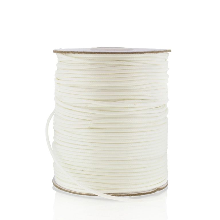 POLYESTER THREAD - 1.5mm WHITE Z092 - PACKAGE 2x160meters