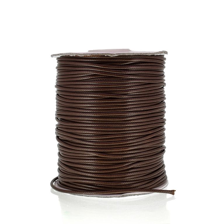 POLYESTER THREAD - 1.5mm BROWN (DARK) F051 - PACKAGE 2x160meters