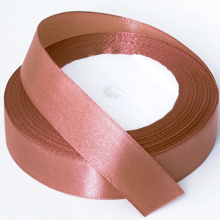 SATIN RIBBON 2.0cm - ROSE DUST (DARK) 138 - PACKAGE 10x25yards(22m)