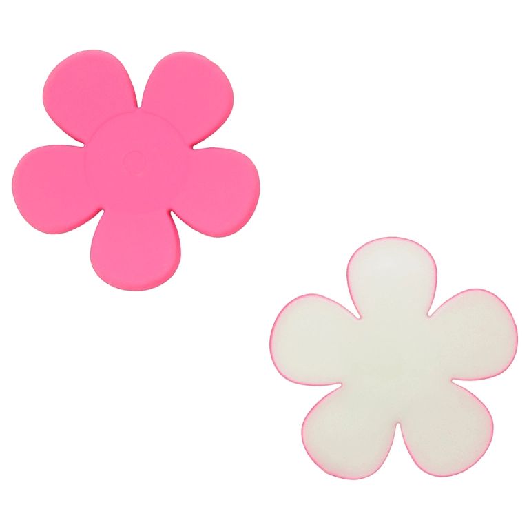 PLASTIC BEADS - RESIN 3D - FOR GLUING - FLOWER 33 - 43x5mm CYCLAMEN - PACKAGE 30pcs.
