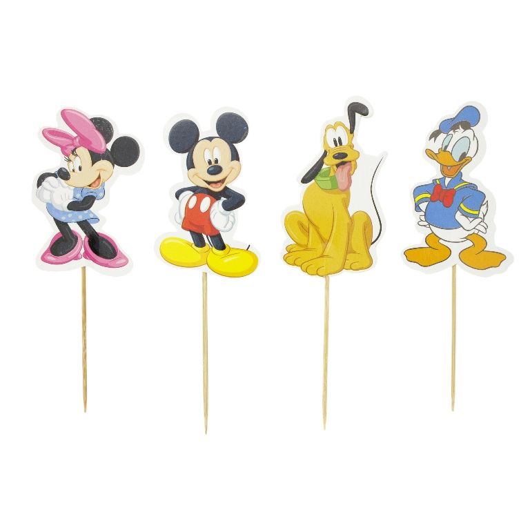 MATERIALS FOR CRAFT AND DECORATION - TOPPER FROM CARTON - MICKEY MIX 01 - MIX - PACKAGE (6x24pcs.)