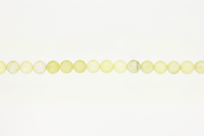 NATURAL STONE BEADS - JADE - 8mm - STRING (48pcs.) Hole-1.6mm