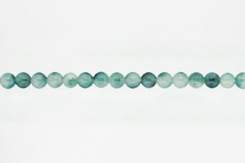 NATURAL STONE BEADS - QUARTZ TURQUOISE - 8mm - STRING (48pcs.) Hole-1.6mm