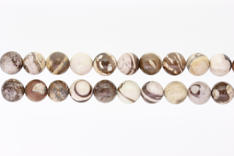 NATURAL STONE BEADS - AGATE ZEBRA - 12mm - PACKAGE (2x32pcs.) Hole-2.0mm