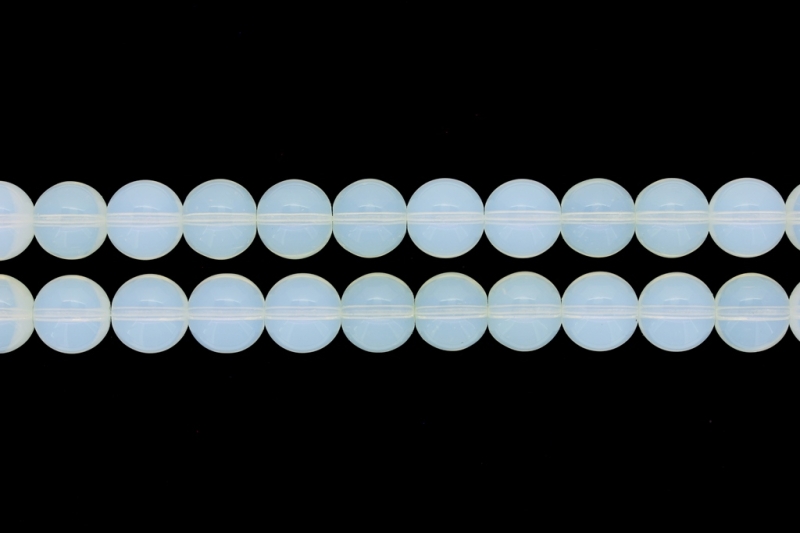 NATURAL STONE BEADS - MOONSTONE - 12mm - PACKAGE (2x32pcs.) Hole-2.0mm