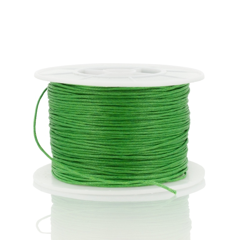 COTTON THREAD 1.0mm - GREEN GRASSY 239 - 70meters