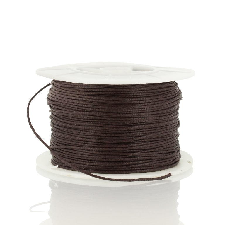 COTTON THREAD 1.0mm - BROWN (DARK) 303 - 70yards(64m)